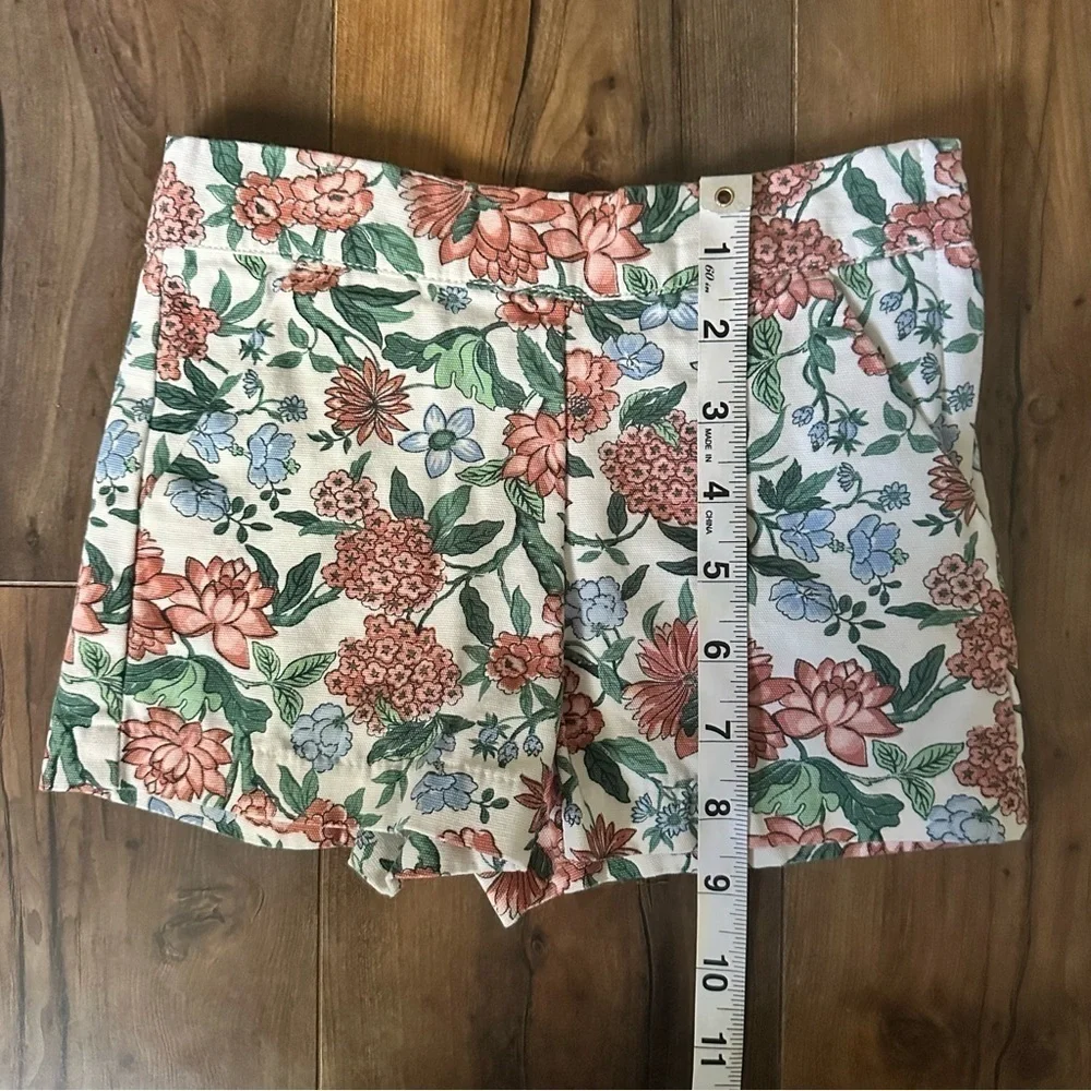 Janie and Jack | Floral Girl Tee and Short Set | 3T/4T